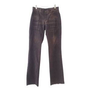 Vintage DDC Lab Front Low/ High back Rise Brown Corduroy Jeans Woman’s Size 28